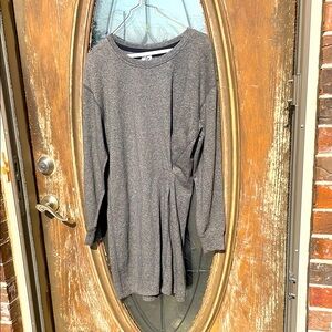 Cabi midi long sleeve gray dress! Size small